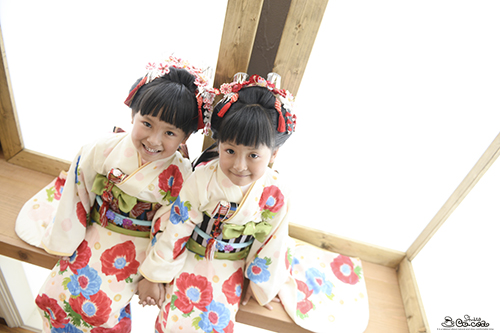 七歳双子ちゃんの七五三！！ | スタジオココア二子玉川のブログ