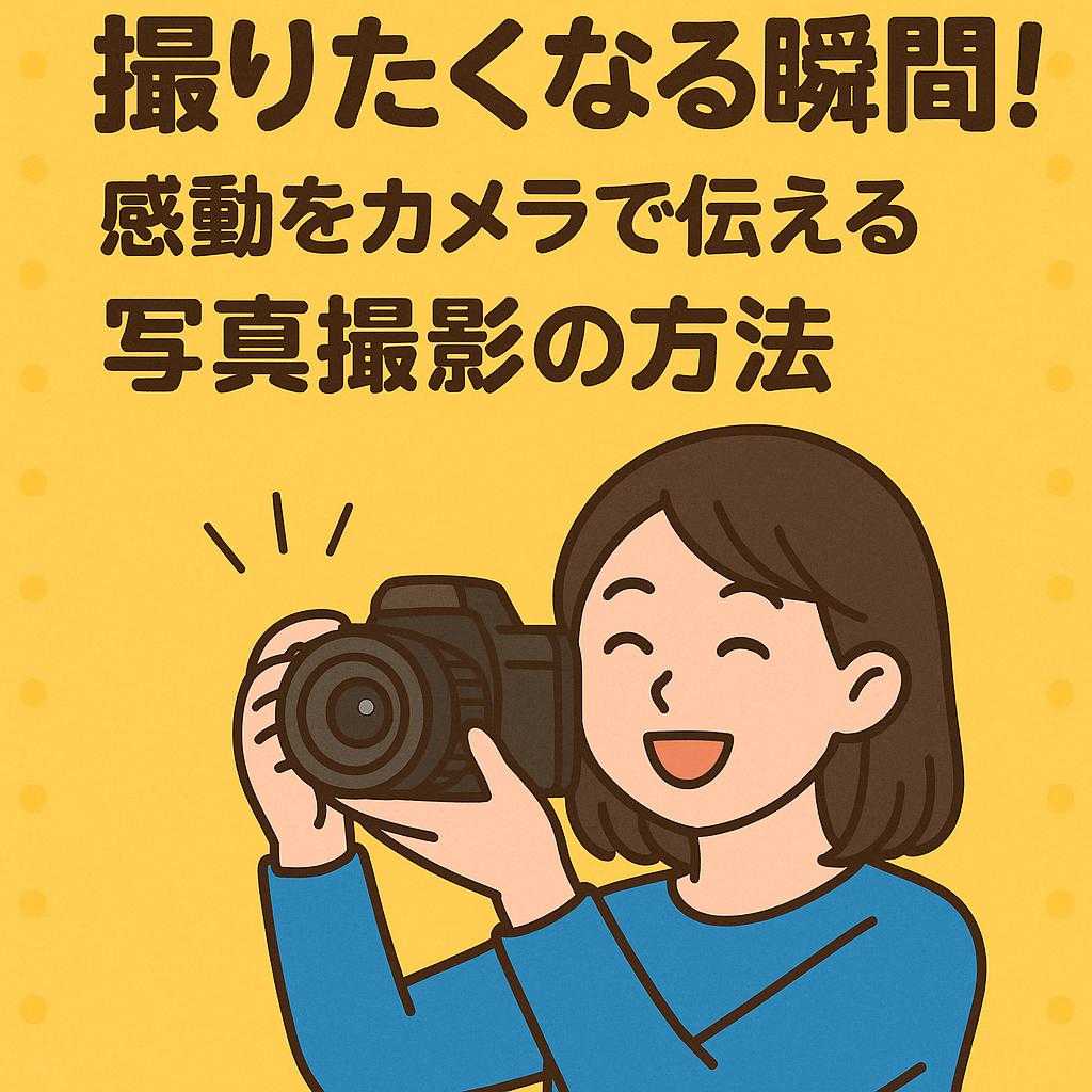 撮りたくなる瞬間！感動をカメラで伝える写真撮影の方法