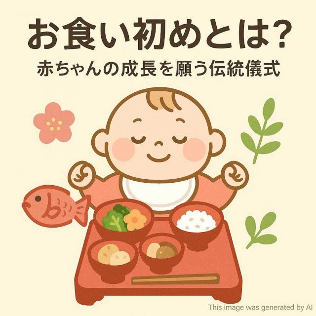 お食い初めとは？赤ちゃんの成長を願う伝統儀式