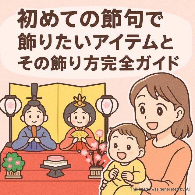 初めての節句で飾りたいアイテムとその飾り方完全ガイド