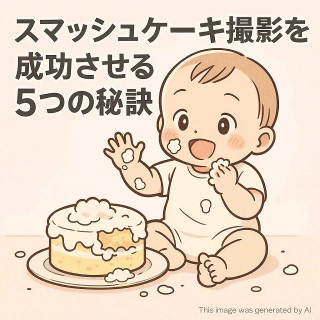 スマッシュケーキ撮影を成功させる5つの秘訣