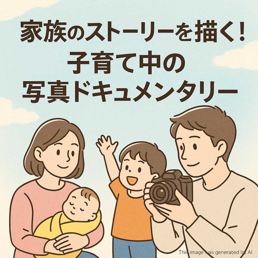 家族のストーリーを描く！子育て中の写真ドキュメンタリー