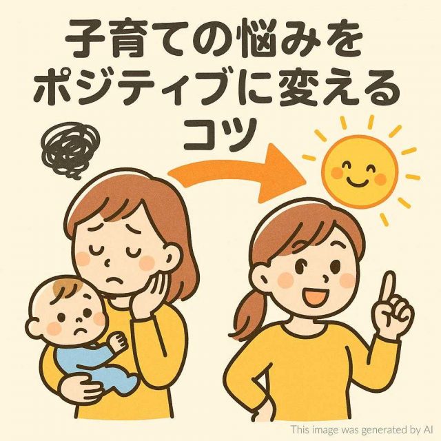 子育ての悩みをポジティブに変えるコツ