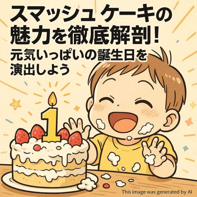 スマッシュケーキの魅力を徹底解剖！元気いっぱいの誕生日を演出しよう