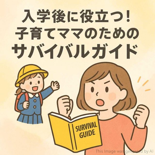 入学後に役立つ！子育てママのためのサバイバルガイド