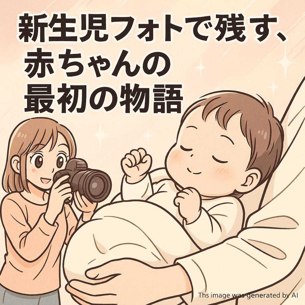 新生児フォトで残す、赤ちゃんの最初の物語