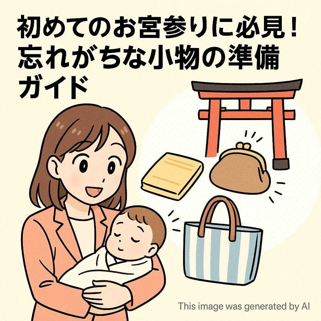 初めてのお宮参りに必見！忘れがちな小物の準備ガイド