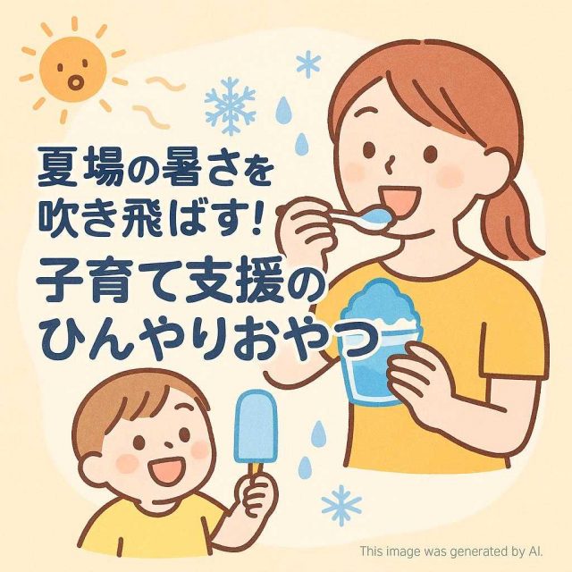夏場の暑さを吹き飛ばす！子育て支援のひんやりおやつ