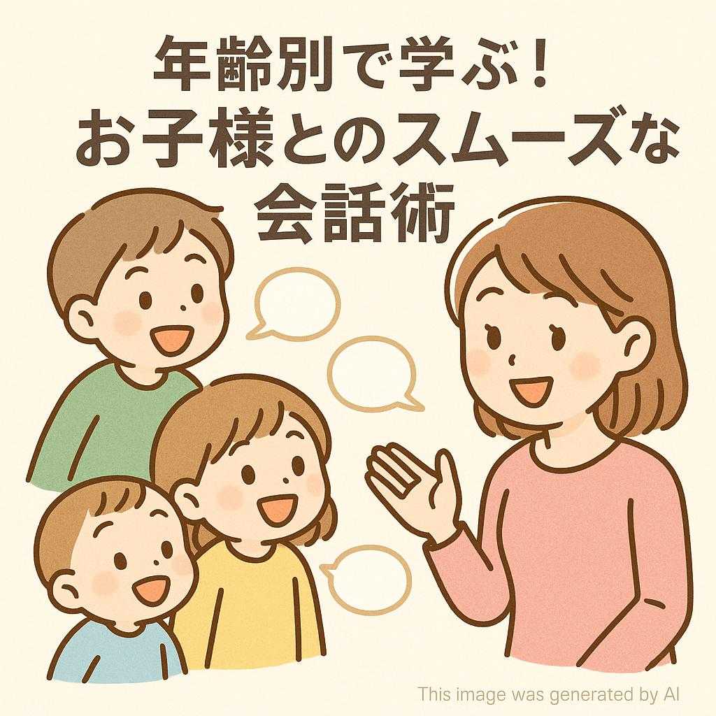 年齢別で学ぶ！お子様とのスムーズな会話術