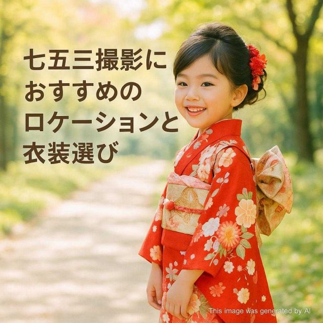七五三撮影におすすめのロケーションと衣装選び