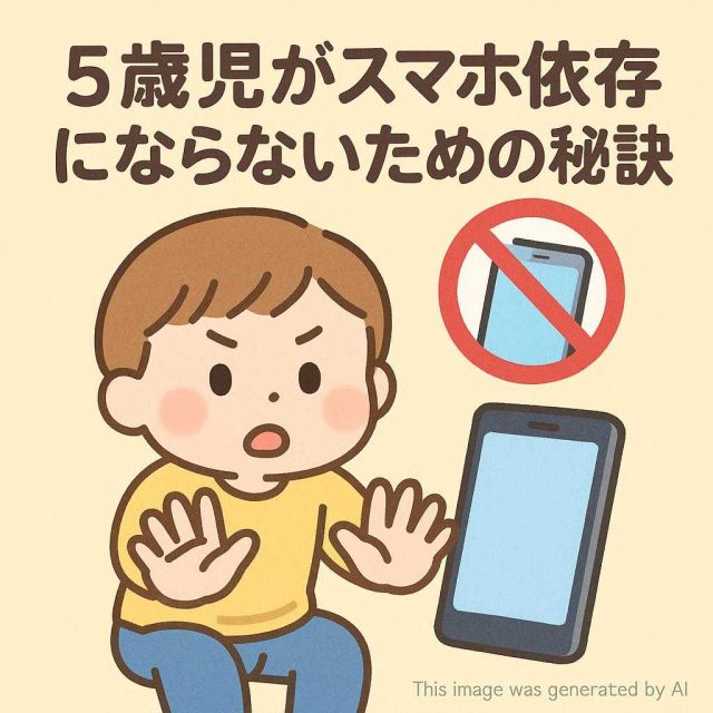 5歳児がスマホ依存にならないための秘訣