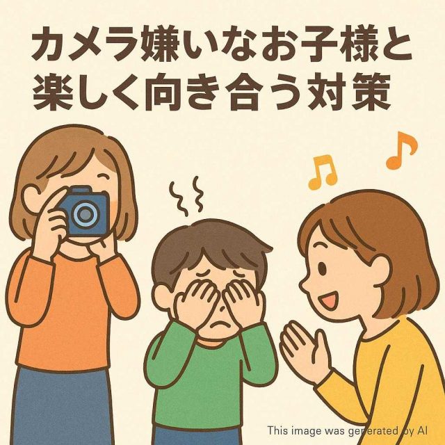 カメラ嫌いなお子様と楽しく向き合う対策