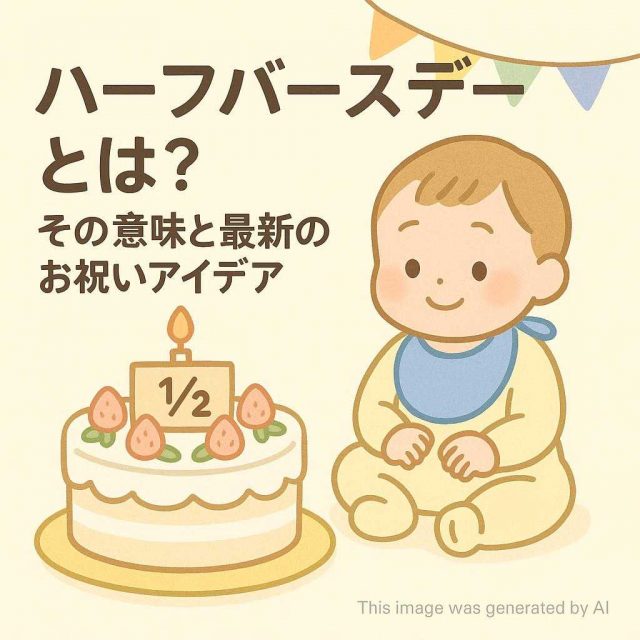 ハーフバースデーとは？その意味と最新のお祝いアイデア