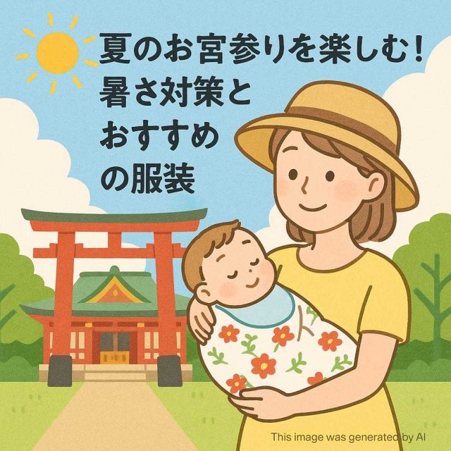 夏のお宮参りを楽しむ！暑さ対策とおすすめの服装