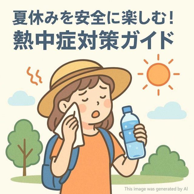 夏休みを安全に楽しむ！熱中症対策ガイド
