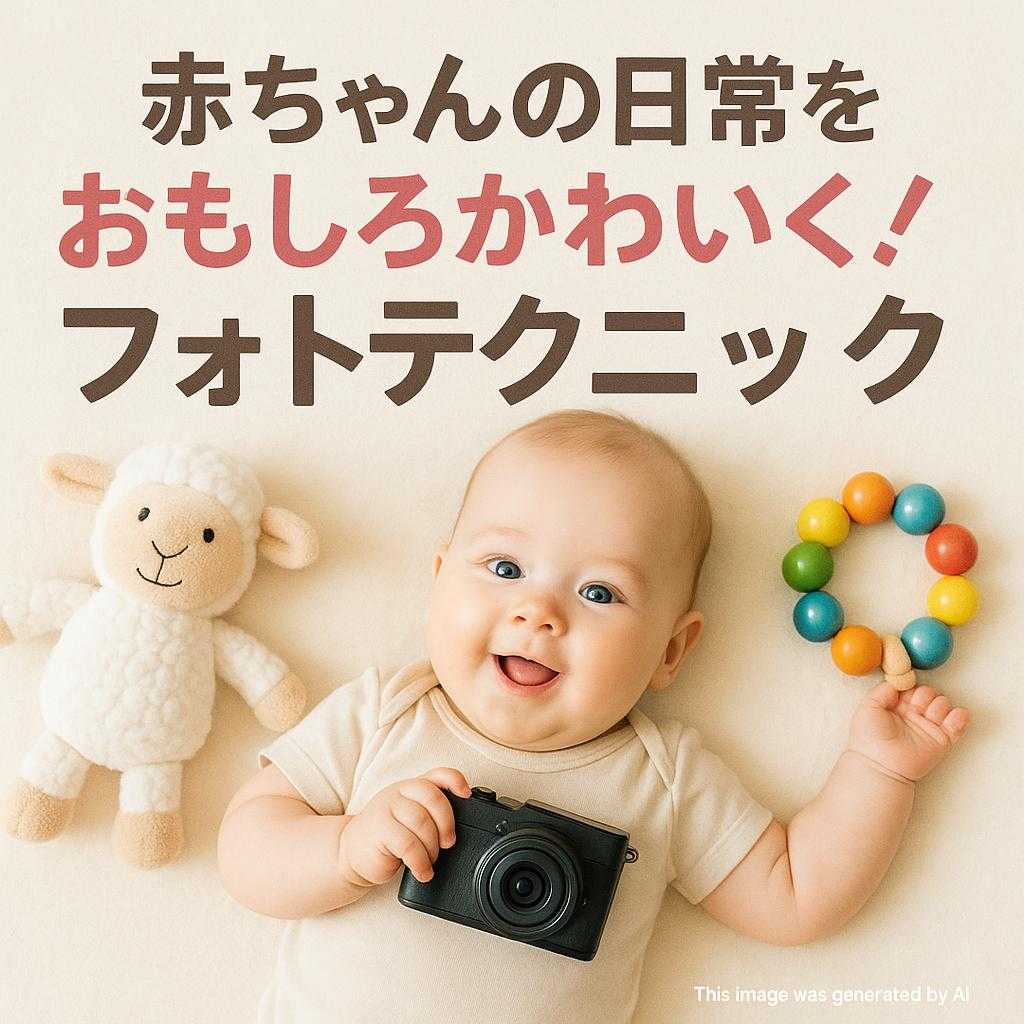 赤ちゃんの日常をおもしろかわいく！フォトテクニック