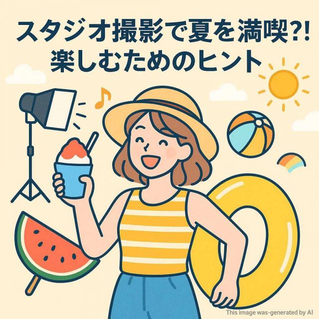 スタジオ撮影で夏を満喫?! 楽しむためのヒント