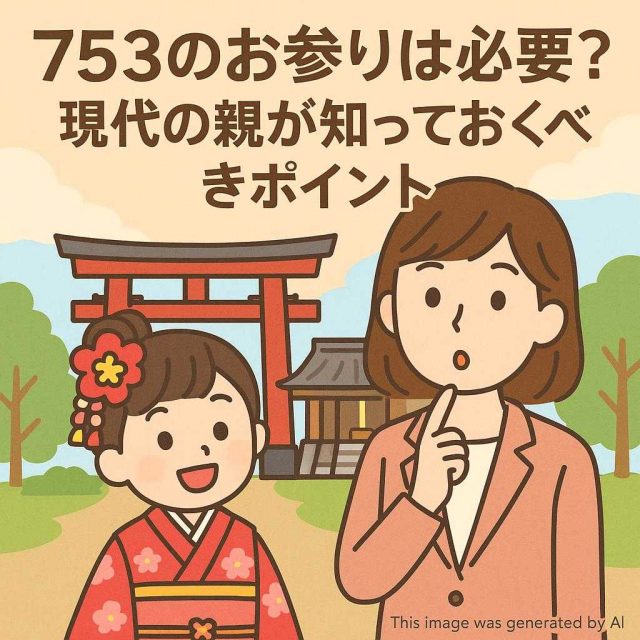 753のお参りは必要？現代の親が知っておくべきポイント