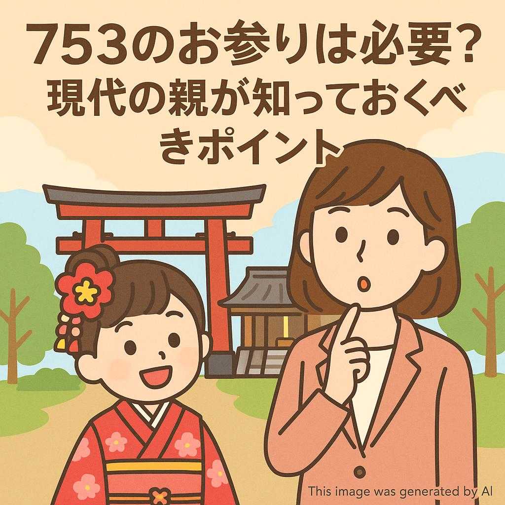 753のお参りは必要？現代の親が知っておくべきポイント
