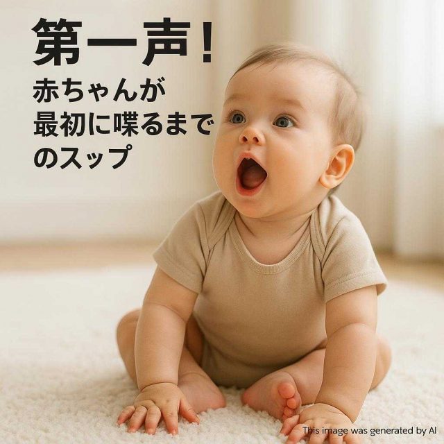 第一声！赤ちゃんが最初に喋るまでのステップ