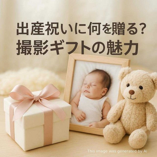 出産祝いに何を贈る？撮影ギフトの魅力