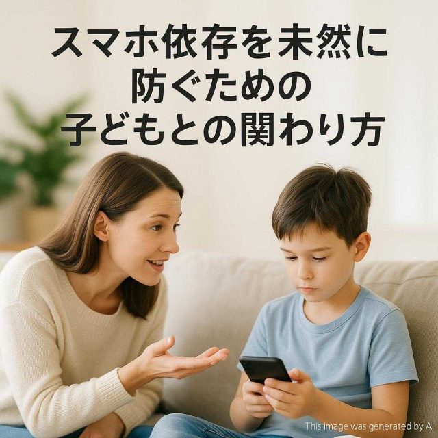 スマホ依存を未然に防ぐための子どもとの関わり方