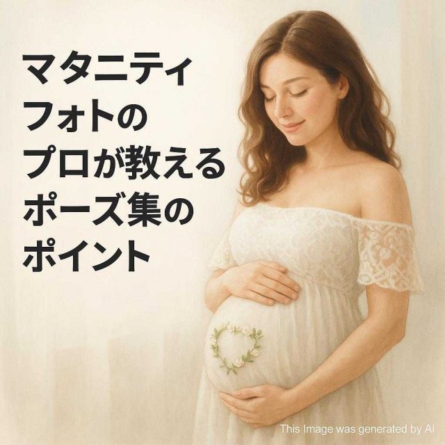 マタニティフォトのプロが教えるポーズ集のポイント
