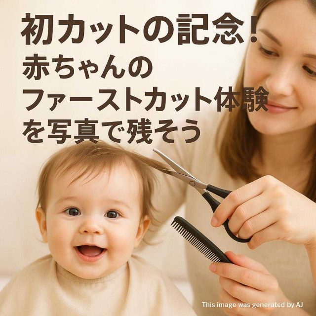 初カットの記念！赤ちゃんのファーストカット体験を写真で残そう
