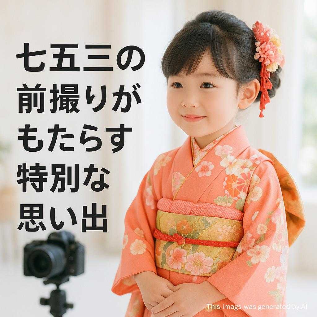七五三の前撮りがもたらす特別な思い出