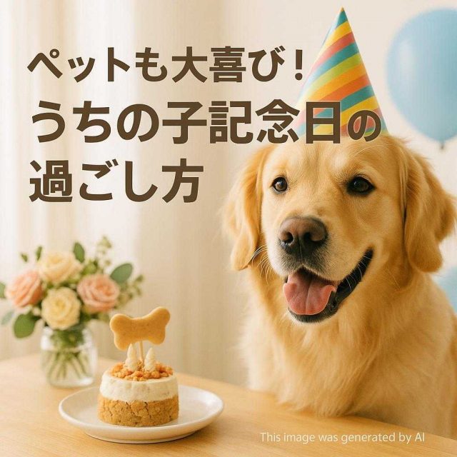 ペットも大喜び！うちの子記念日の過ごし方