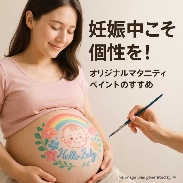 妊娠中こそ個性を！オリジナルマタニティペイントのすすめ