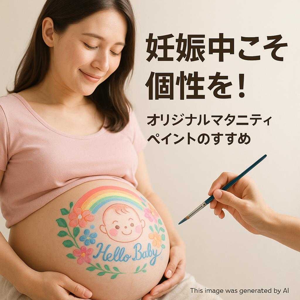妊娠中こそ個性を！オリジナルマタニティペイントのすすめ