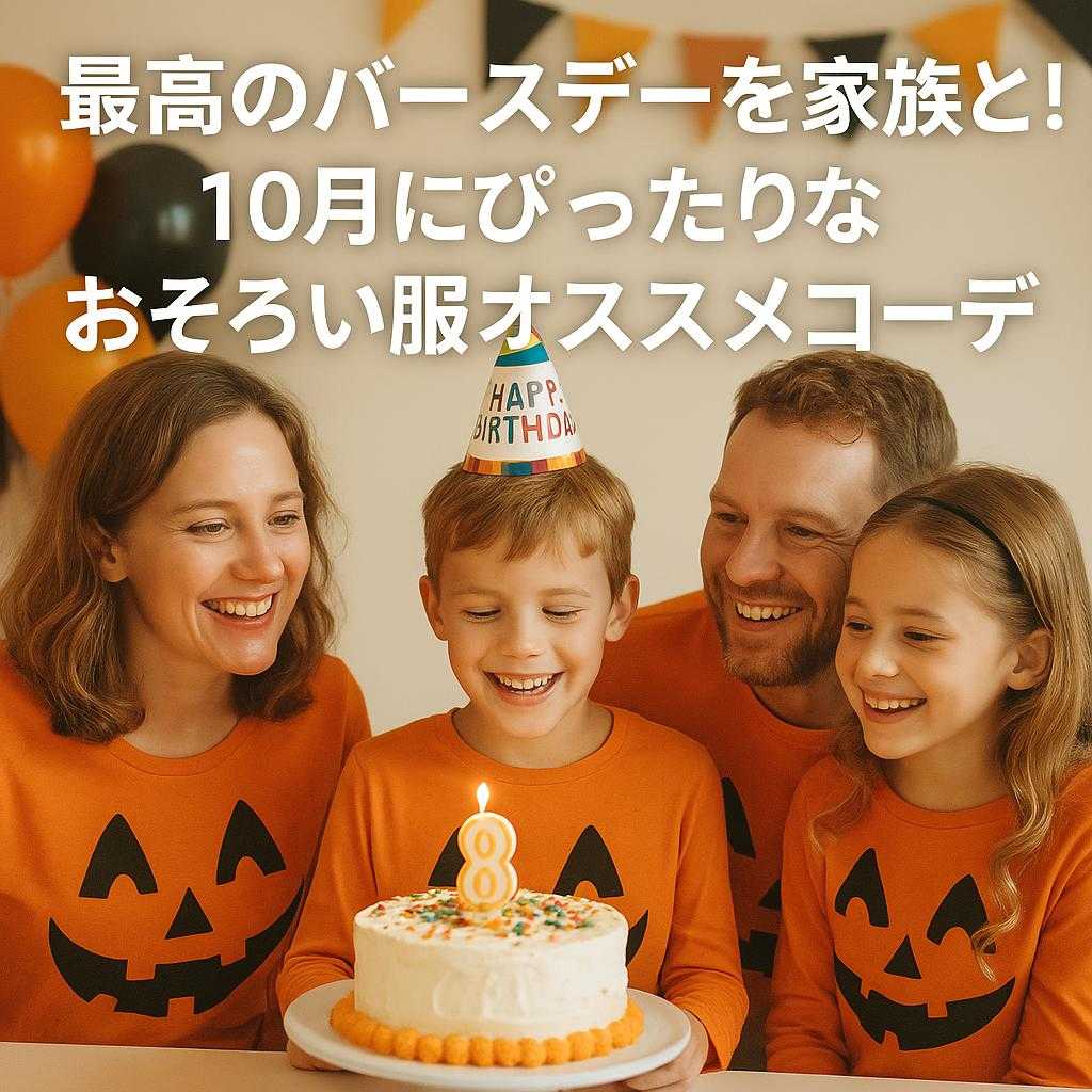 最高のバースデーを家族と！10月にぴったりなおそろい服オススメコーデ