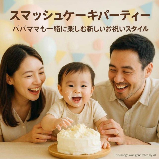 スマッシュケーキパーティー: パパママも一緒に楽しむ新しいお祝いスタイル