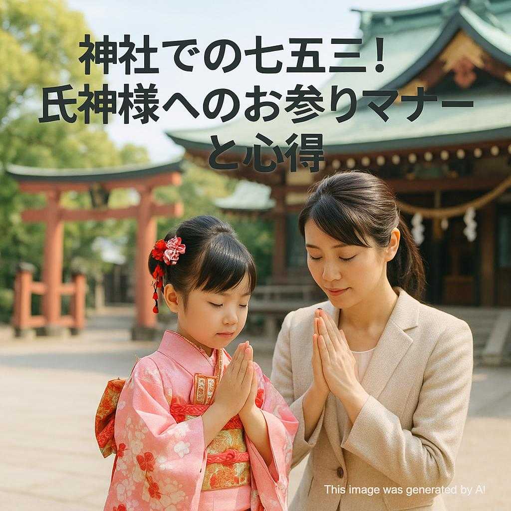 神社での七五三！氏神様へのお参りマナーと心得