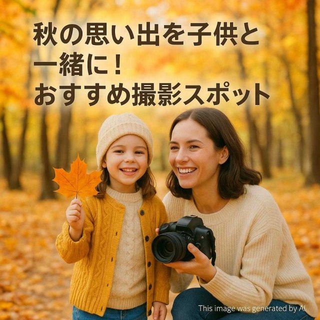 秋の思い出を子供と一緒に！おすすめ撮影スポット