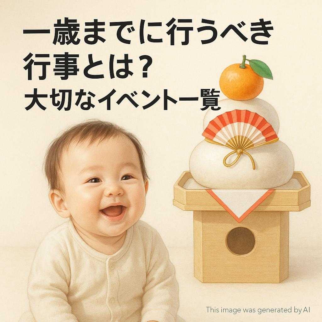 一歳までに行うべき行事とは？大切なイベント一覧