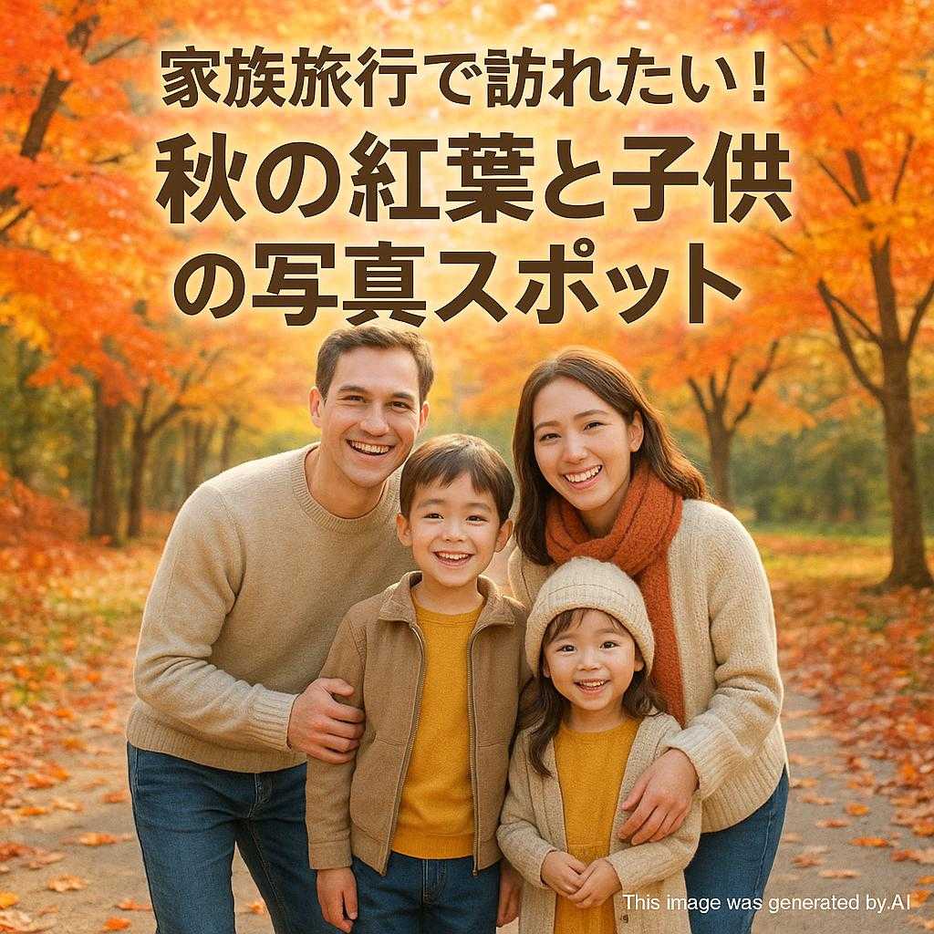 家族旅行で訪れたい！秋の紅葉と子供の写真スポット