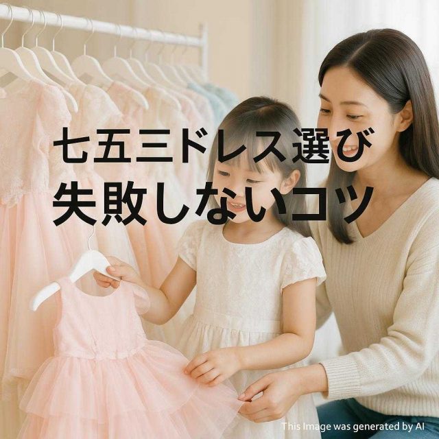 七五三ドレス選びの失敗しないコツ
