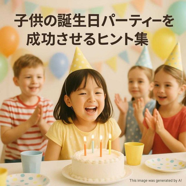 子供の誕生日パーティーを成功させるヒント集