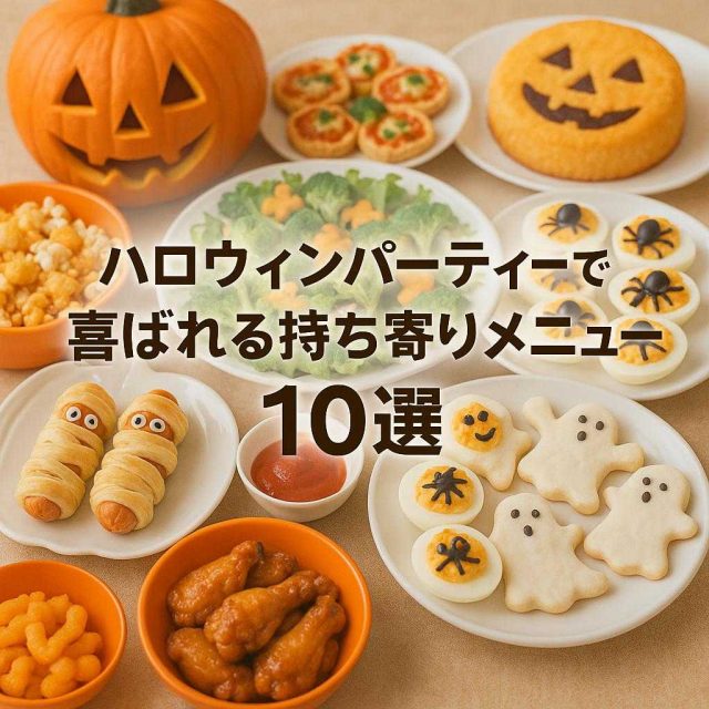 ハロウィンパーティーで喜ばれる持ち寄りメニュー10選