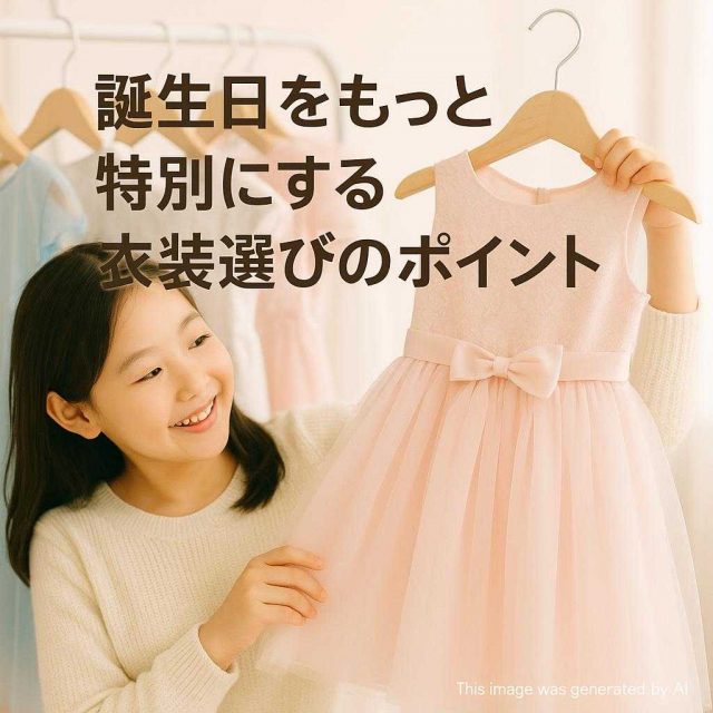 誕生日をもっと特別にする衣装選びのポイント