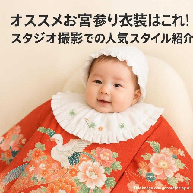オススメお宮参り衣装はこれ！スタジオ撮影での人気スタイル紹介
