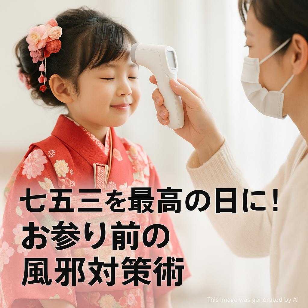 七五三を最高の日に!お参り前の風邪対策術