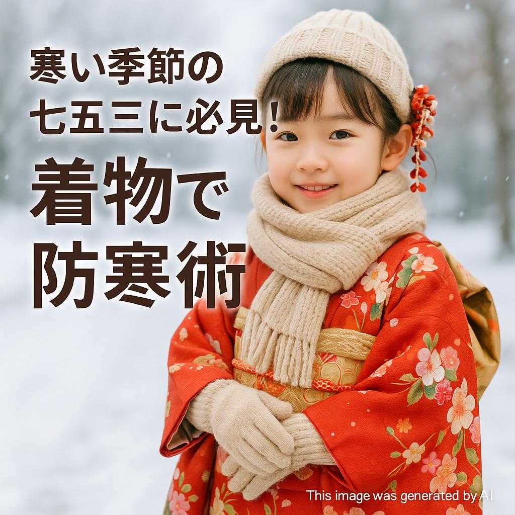 寒い季節の七五三に必見！着物での防寒術