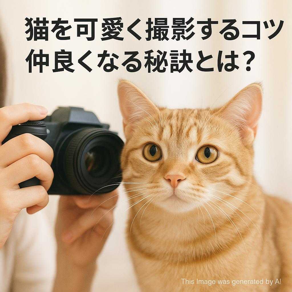 猫を可愛く撮影するコツ!仲良くなる秘訣とは?