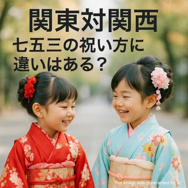 関東対関西 七五三の祝い方に違いはある？