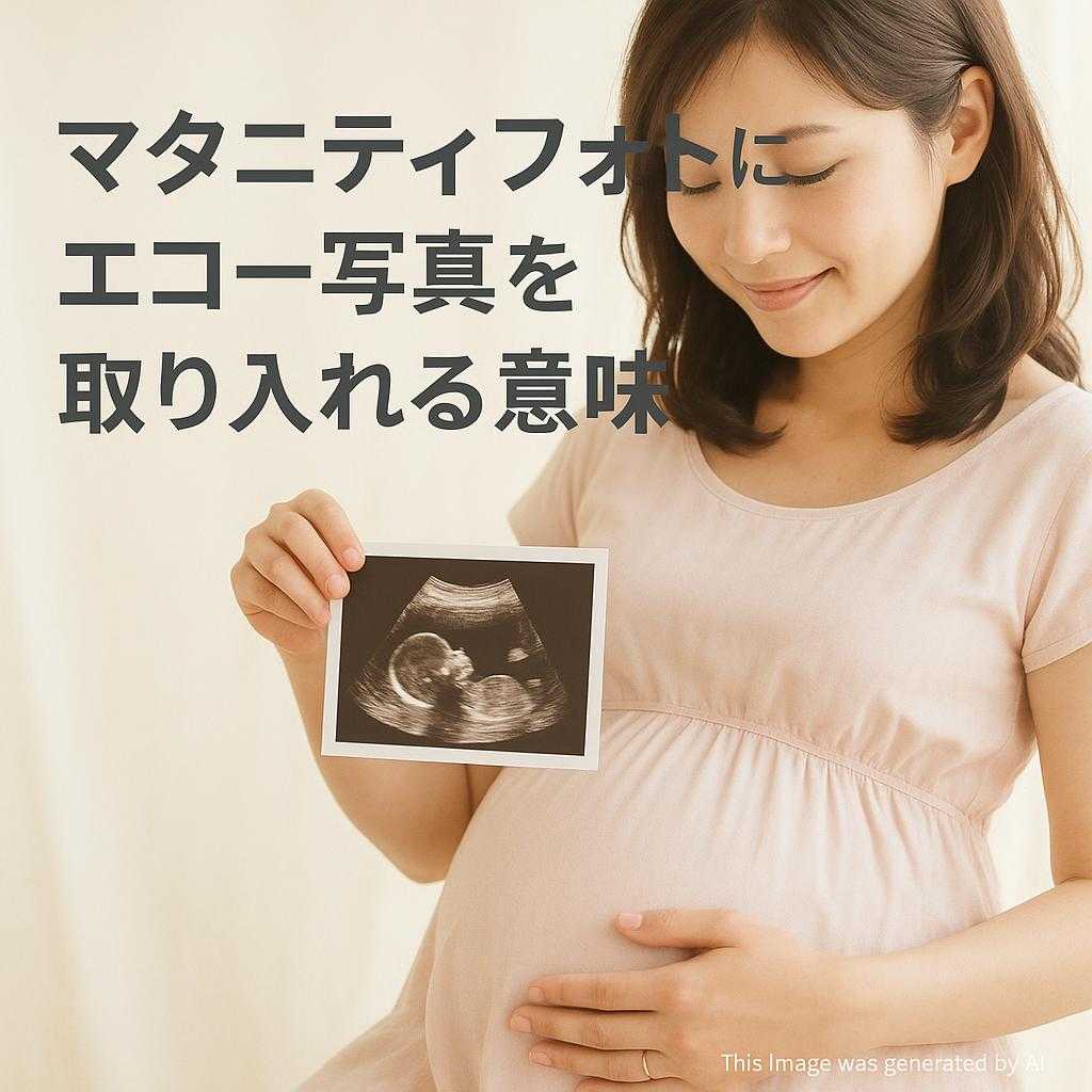 マタニティフォトにエコー写真を取り入れる意味