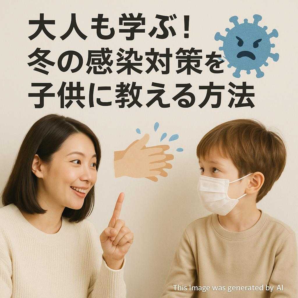 大人も学ぶ！冬の感染対策を子供に教える方法