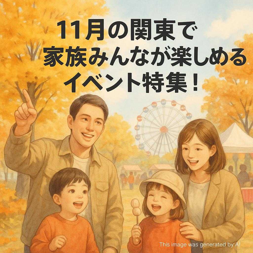 11月の関東で家族みんなが楽しめるイベント特集！